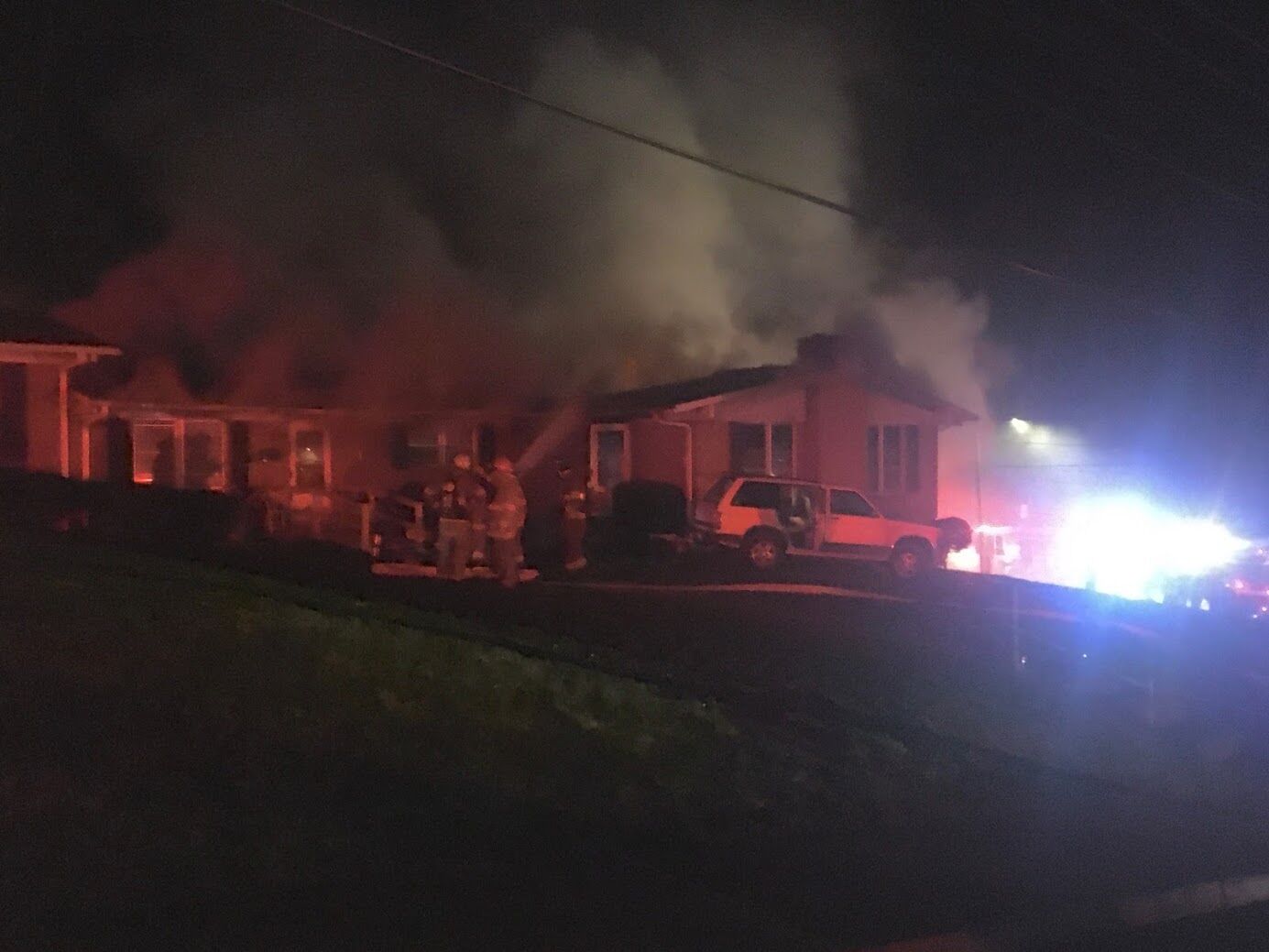 apartment fire